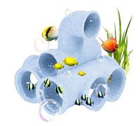 Cueva Para Peces | Decoración Porosa Para El Acuario | Decoración Para Acuario Pequeño - Para Criadores Aficionados Acuaristas Pescadores Hogar Oficina Tiendas Comercios Hotel Sala De Reuniones