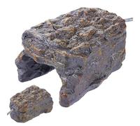 Cueva para Reptiles con Calefacción - 15x9.5x7cmCueva Oculta, Roca Calefactora, Refugio Cálido Y Cómodo para Tomar El Sol, Atmósfera Rústica Ocultada con Energía USB | Decoración De Hábitat para