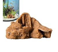 Cueva para Serpientes | Cueva de Roca para Reptiles Decoración para Acuario - Accesorios Decorativos para Acuarios Pequeños Paisaje Zona De Calentamiento Decoración para Gambas Cangrejos