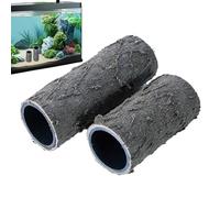 Cueva reptile Hide Cave, Natural Reptile Cave Decor, Ideal para Bearded Dragon Tanks, Lagartas, Turtles, Anfibios, Fish, Axolotls, and Leopard Geckos, Provides Shelter and Privacy for Pets