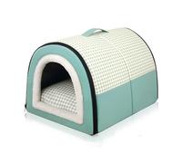 Cuevas para gatos con asa para interiores, casitas impermeables para gatitos, alfombrillas de sofá para mascotas, camas extraíbles para gatos con parte inferior antideslizante, camas extraíbles para