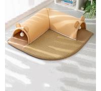 Cuevas para gatos con bola esponjosa, casas para gatos para interiores, camas extraíbles para mascotas con parte inferior antideslizante, casas de cama para gatitos, tapetes para mascotas para gatitos