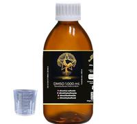 CueVitae® DMSO 99,9% Puro 1000 ml - Disolvente Orgánico de Alta Pureza en Vidrio Ámbar - Con Gotero y Vasito Dosificador - Vegano, Ecológico y Sin Aditivos
