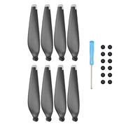 Cufaee 2 Pairs Drone Propeller, Mini 6030 Props Blade Replacement, Low Noise and Quick Release Blades Props Wings for Mini 3 Pro (Silver Decor)