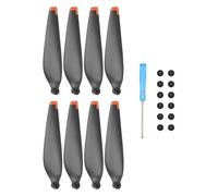 Cufaee 2 Pairs Drone Propeller, Mini 6030 Props Blade Replacement, Low Noise and Quick Release Blades Props Wings for Mini 3 Pro (Orange Edges)