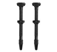 Cufaee 2pcs 60mm Tubeless Valve Stem,Lightweight Durable Aluminium Alloy Valve Stem, Valve Stem Kit for Road Bike and Mountain Bike