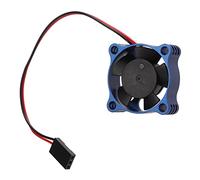 Cufaee 30x30mm Motor Cooling Fan, Aluminium Alloy Brushless Motor, Lightweight Fast Cooling ESC Cooling Fan for 1/10 1/12 1/8 RC Car (Dark Blue)