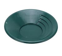 Cufaee 350mm Gold Panning Pan, ABS Green Round Sifting Classifier, Manual Gold Panning Tool for Mountains, Rivers, Streams