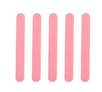 Cufaee 5pcs Silicona de palos de agitación, espátulas de cera sin palos, depilación de cabello reutilizable raspador para el cuerpo del salón doméstico uso (Rosado)