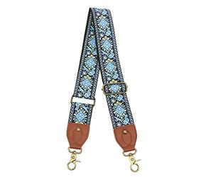 Cufaee Art Tribute Correa para cámara, Correa para cámara de Estilo étnico, Correa para Hombro para cámara para Equipos de fotografía al Aire Libre (Azul)