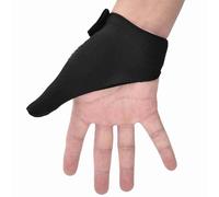 Cufaee Bowling Thumb Saver Protector Glove, Right Left Bowling Glove Thumb Saver, Finger Grip Thumb Stabilizer for Bowling Ball (Black)
