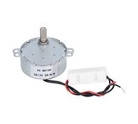 Cufaee DC 12V 5RPM Motor, High Torsion CCW CW Direction Single Flat Shaft Transmission Parts, 4W Small Synchronous Motor 50TYC
