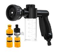 Cufaee Dog Wash Sprayer Outdoor, Pet Bathing Sprayer Kit, Pet Bathing Tool Set for Car, Dog Wash Watering Plants (blank)