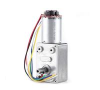 Cufaee Motor con engranaje de alto par de CC de 12 V, mini motor con engranaje de turbina para máquina de cortina con cerradura de puerta de mesa giratoria de robot DIY (40RPM)