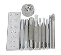 Cufaee Punch Snap Kit, Metal Craft Die Punch Snap Kit, Setter Rivet de cuero para la instalación de bricolaje de cuero