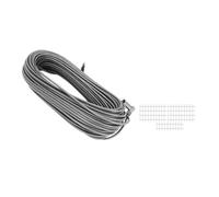 Cufaee Reemplazo profesional de cable, cable de extensión, kit de clips de alambre de cables para satélite rectangular V2 (Câble de 6 pieds) (Câble de 15 pieds) (30 pieds / 9,2 m) (75 pieds