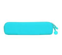 Cufaee Silicone Pencil Pouch, Aesthetic Pencil Pouch, Cute Pen Bag for Cosmetic Makeup Supplies, Pencil Organizer (Green(Small))