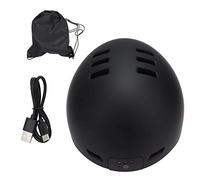 Cufaee Smart Bike Helmet, Helmet Camera Front LED Light Taillight 1080P Video Recorder, Adjustable Head Circumference for Cycling (Black)