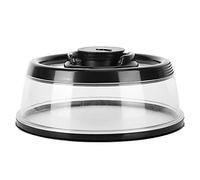 Cufaee Tapa de sellador de alimentos de vacío, kit de sellador de vacío de frasco con frescura, mantenimiento de alimentos para el sellador para la cocina del hogar (Negro)