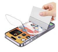 CUFEREDU 2 uds 3D Protector de Pantalla Flexible Compatible con iPhone 15 Pro Max 6.7" Película de Hidrogel Transparente de TPU A Prueba de Explosiones NO Vidrio Templado