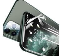 CUFEREDU 2 uds Protector de Pantalla Flexible para iPhone 11 / iPhone XR 6.1" 3D Película de Hidrogel Transparente de TPU Huella Dactilar Desbloqueado NO Vidrio Templado