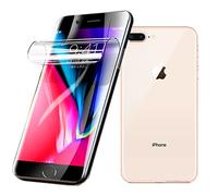 CUFEREDU 2 uds Protector de Pantalla Flexible para iPhone 8 Plus/iPhone 7 Plus 5.5" 3D Película de Hidrogel Transparente de TPU Huella Dactilar Desbloqueado NO Vidrio Templado