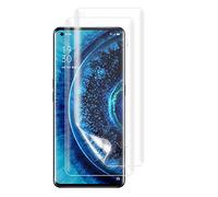 CUFEREDU 2 uds Protector de Pantalla Flexible para Oppo Find X2 Neo 6.5" 2020 3D Película de Hidrogel Transparente de TPU Huella Dactilar Desbloqueado NO Vidrio Templado