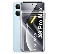 CUFEREDU 2pcs TPU película de hidrogel para Xiaomi Poco X8 Pro Max 5G 6.83" protector de pantalla delantero flexible película transparente a prueba de polvo explosión protegido vidrio no curado