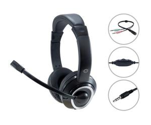 CUFFIE MICROFONO POLONA02BA STEREO 3.5MM