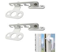 CUHZA 2 Piezas Restrictor De Ventana, Regulador De Ventana, Bloqueo De Ventana, Restrictor De Ventana Detiene La Protección Contra El Ajuste De Ventana