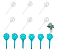 CuiCanfla Bolas de riego automáticas, 12 bolas de riego de plástico, plantas pequeñas, bolas de fundición, riego, riego floral, dispensador de agua para plantas, PVC, plantas en macetas, auto-riego