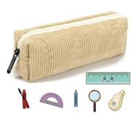 CuiCanfla Estuche de tela de pana para el colegio, material escolar para niños, niñas y adolescentes, escuela, oficina y universidad, No., Casual