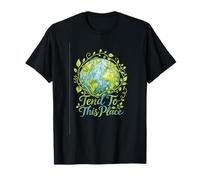 Cuida Este Lugar Naturaleza Verde - Día del Planeta Tierra Camiseta