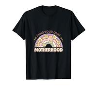 Cuida tu Propia Maternidad Mamá Vida Sin Juicio Crianza Camiseta gráfica económica, Hombre, Negro, S