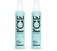 Cuidado capilar de la marca Natura Siberica: spray, Ice Refill My Hair Spray Capilar cabello Seco (100 mililitros) (Paquete de 2)