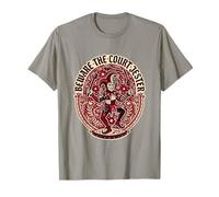 Cuidado con el bufón de la Corte Feria del Renacimiento Medieval Camiseta