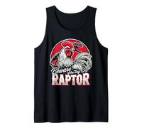 Cuidado con la pequeña Camisa de Pollo Raptor, Dinosaurio T-Rex Camiseta sin Mangas
