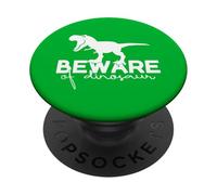 Cuidado con los Dinosaurios Divertidos PopSockets PopGrip Adhesivo