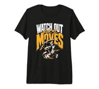 Cuidado con mis Movimientos Orgulloso Jugador de fútbol hábil Camiseta Premium