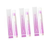 Cuidado de la cutícula con empujador de uñas de cerámica y lápiz de aceite nutritivo para uñas fuertes y saludables, lápiz de cerámica empujador de uñas