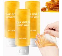 Cuidado De Las Manos Cera, Mascarilla De Cera Para Manos, Mascarilla Exfoliante De Miel, Hidratante, Nutre E Hidrata (3)