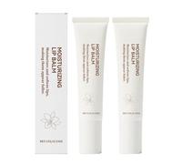 Cuidado de los labios: bálsamo labial hidratante y acolchado con péptido labial y aceites de frutas antioxidantes, suaviza y suaviza y suaviza, vegano y puro