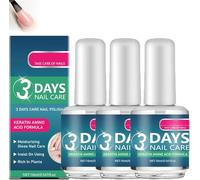 Cuidado de Uñas 3 Días, Aceite de Uñas de Secado Rápido y Alto Brillo, Aceite de Keratina Fortalecedor de 3 Días, Hidratante y Acondicionador para Mujeres y Hombres