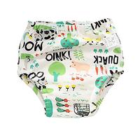Cuidado del bebé, pantalones de entrenamiento de algodón para bebés, bragas, pañales, pañales reutilizables, ropa interior lavable, ropa para niños y niñas (mi 90)