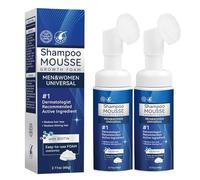 Cuidado Del Cabello Con 5% De Espuma Para Hombres y Mujeres, Champú Para El Crecimiento De Mousse, Ingrediente Activo, Reduce La Pérdida Del Cabello y Restaura El Adelgazamiento 60 G (2 unidades)