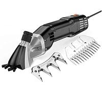 Cuidado del cabello Trimmer Professional 800W Heavy Duty Electric Clipper Wool Fader Tijeras de lana afeitada 6 velocidades Ajustable Pet & Beauty 9 Cortadores de dientes rectos