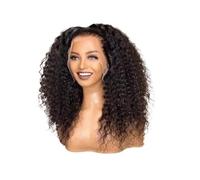 Cuidado del cuerpo 13x4 HD encaje frontal rizado peluca rizada para mujeres 180 densidad pelucas de cabello humano extensiones de cabello (30 pulgadas)