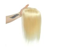 Cuidado del cuerpo 25-45 cm con clips para mujer, 100% cabello humano Remy, para cabello fino, color natural, extensiones de cabello de una pieza para extensiones de cabello con clip (rubio, 16
