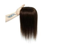 Cuidado del cuerpo 25-45 cm con clips para mujer, 100% cabello humano Remy, para cabello fino, color natural, extensiones de cabello de una pieza para extensiones de cabello con clip (marrón, 10