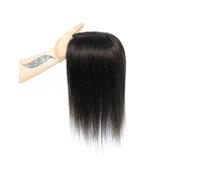 Cuidado del cuerpo 25 - 45 cm extensiones de cabello con clips para mujer, 100 % cabello humano Remy, para cabello fino, color natural, extensiones de pelo de una pieza para extensiones de cabello con